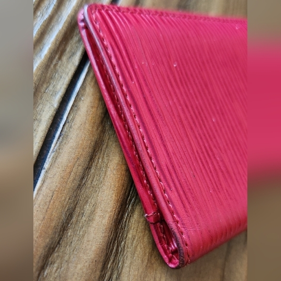 Louis Vuitton Pocket Organizer Wallet - Red Epi Leather - Picture 3 of 10